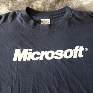 Oversized Vintage Microsoft Short Sleeve Tee